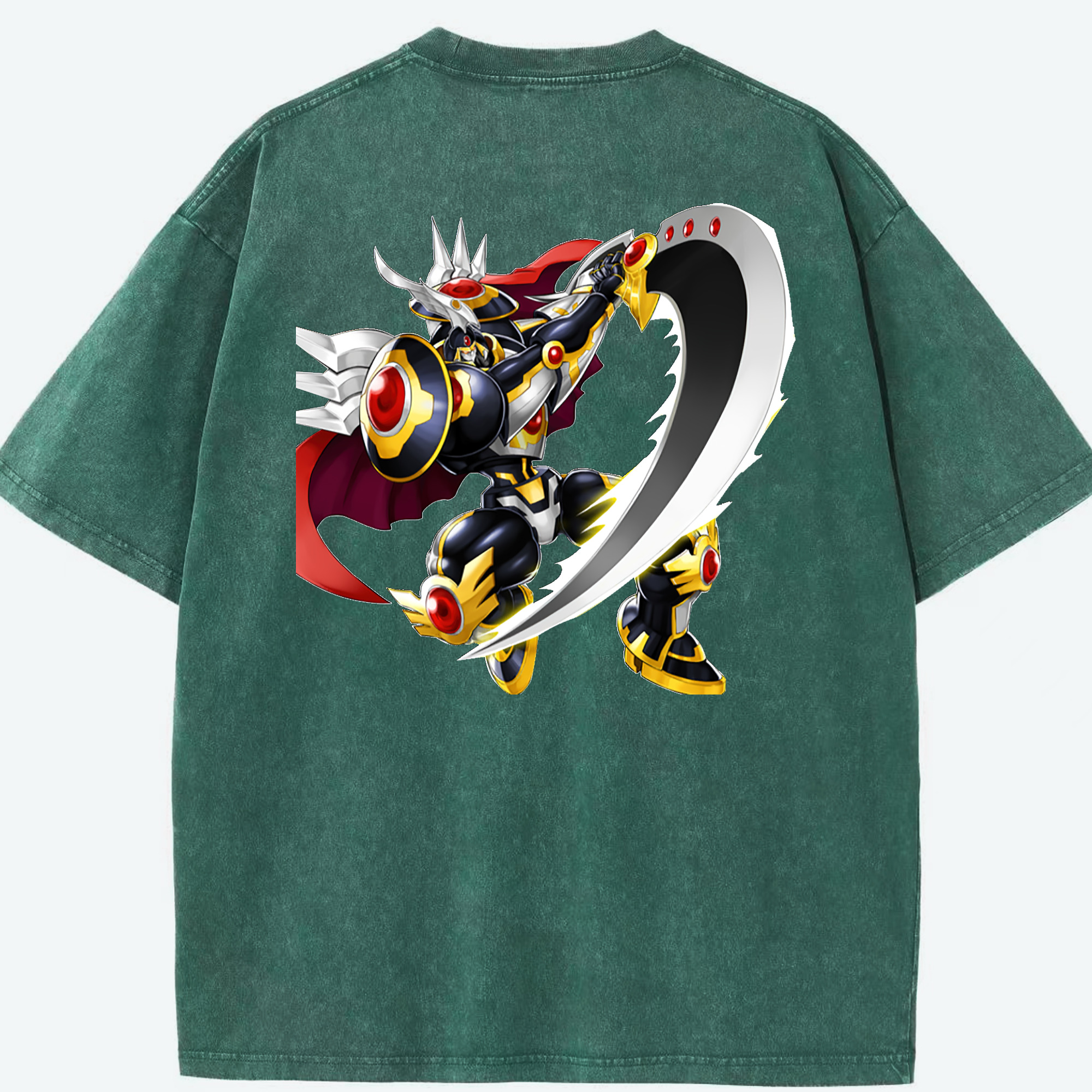 （画像用） 遊☆戯☆王 Yu-Gi-Oh! 綿100% ヴィンテージ風 半袖Tシャツ（背面プリント）